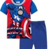 Pyjama Deux Pièces Captain America En Coton -Mode Pyjamas Magasin pyjama deux pieces spiderman en coton 3