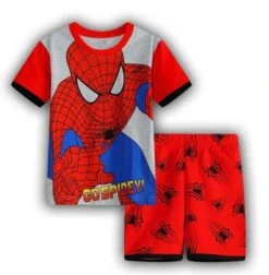 Pyjama Spiderman Deux Pièces En Coton