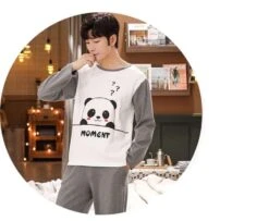 Pyjama Homme à Motif Panda -Mode Pyjamas Magasin pyjama homme a motif panda 11