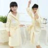 Pyjama Peignoir Lapin Jaune En Coton Pour Enfants -Mode Pyjamas Magasin pyjama peignoir lapin rose en coton pour fille 2