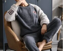 Pyjama Polaire De Luxe En Flanelle Pour Hommes