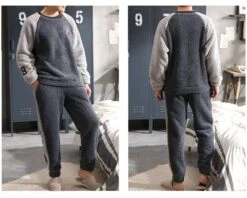 Pyjama Polaire De Luxe En Flanelle Pour Hommes -Mode Pyjamas Magasin pyjama polaire de luxe en flanelle pour hommes 3