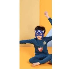 Pyjama Printemps Bleu Deux Pièces Pour Garçon -Mode Pyjamas Magasin pyjama printemps bleu deux pieces pour garcon 2