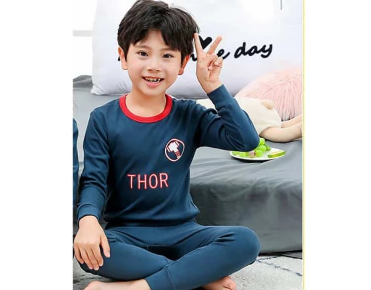 Pyjama Printemps Deux Pièces à Motif THOR Pour Garçon 5 Pyjama Printemps Deux Pièces à Motif THOR Pour Garçon – Image 3