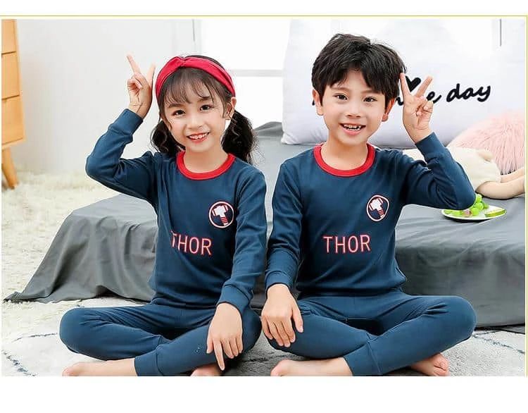 Pyjama Printemps Deux Pièces à Motif THOR Pour Garçon 4 Pyjama Printemps Deux Pièces à Motif THOR Pour Garçon – Image 2