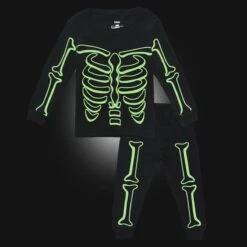 Pyjama Squelette Phosphorescent -Mode Pyjamas Magasin pyjama squelette phosphorescent 7ans