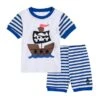 Pyjama T-shirt Et Short à Motif Bateau Pirate Pour Garçon -Mode Pyjamas Magasin pyjama t shirt et short a motif moto pour garcon 10