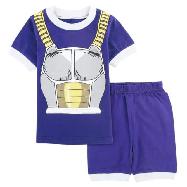 Pyjama T-shirt Polo Et Short Vegeta 3 Pyjama T-shirt Polo Et Short Vegeta