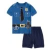 Pyjama T-shirt Et Short Uniforme De Police Pour Garçon -Mode Pyjamas Magasin pyjama t shirt et short uniforme de police pour garcon