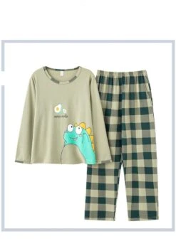 Pyjama Vert Avocat Pour Homme -Mode Pyjamas Magasin pyjama vert avocat pour homme 13