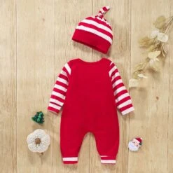 Tenue De Noël à Manches Longues Pour Bébés Filles Et Garçons -Mode Pyjamas Magasin tenue de noel a manches longues pour bebes filles et garcons 5