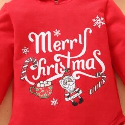 Vêtements De Noël Pour Bébés Filles De 0 à 18 Mois Avec Capuche -Mode Pyjamas Magasin vetements de noel pour bebes filles de 0 a 18 mois avec capuche 3