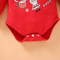 Vêtements De Noël Pour Bébés Filles De 0 à 18 Mois Avec Capuche -Mode Pyjamas Magasin vetements de noel pour bebes filles de 0 a 18 mois avec capuche 4